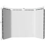 2.4x4m Foldable Green Screen Frame with Backdrop for Studio & Streaming - SH-BJQ-2440-A