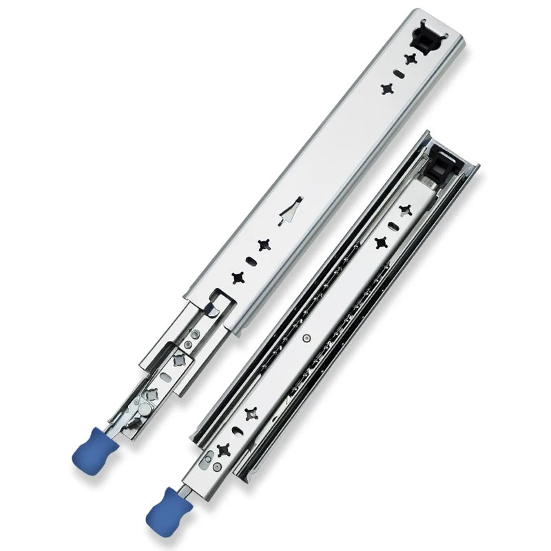 10" Industrial Drawer Runners with Lock, 120kg Capacity, Full Extension