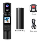 Waterproof 6K Sports Camera with Touchscreen, WiFi & Electronic Stabilization