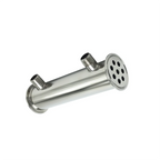 2-Inch Stainless Steel Reflux Condenser 8-Tube Cooling, 200mm, 304 Steel, Tri-Clamp Fitting