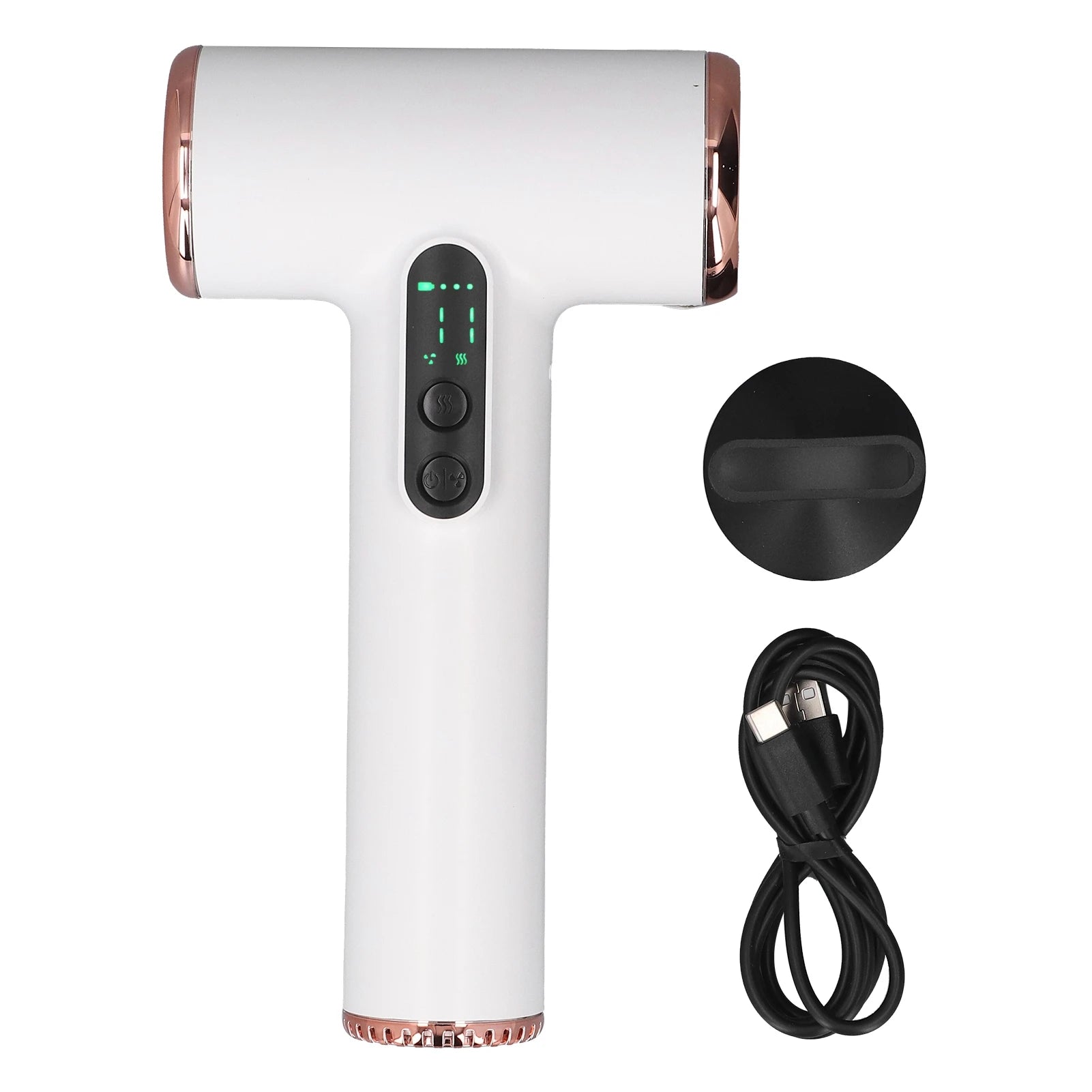 Lightweight Cordless Hair Dryer Travel-Ready, Fast Drying Power with Foldable Handle