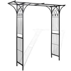 Metal Garden Arch 2m High – Weatherproof Trellis for Roses, Vines & Outdoor Decor