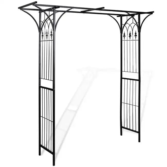 Metal Garden Arch 2m High – Weatherproof Trellis for Roses, Vines & Outdoor Decor