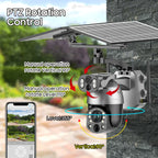 Dual Lens 10MP Outdoor Solar PTZ Camera