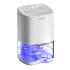 Compact Room Dehumidifier with Water Tank, LED Mood Lights & Overflow Protection