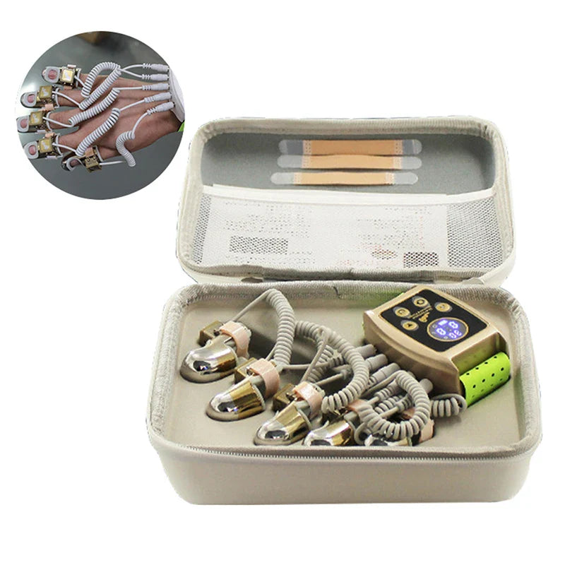 RF EMS Beauty Massager with Thermal & Vibration Therapy, 5-Finger