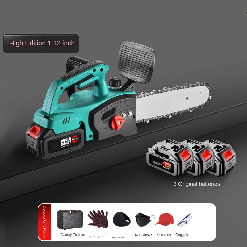 12-Inch Brushless Lithium Battery Chain Chain Saw Outdoor Logging High Power Single Bracelet Saw 전기톱 엔진톱 Motosierra De Gasolina
