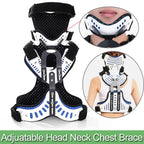 Adjustable Neck and Chest Orthosis with Chin Support – Breathable
