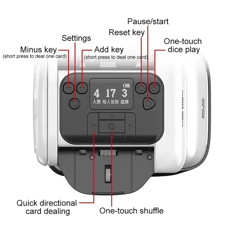Automatic Playing Card Shuffler and Dealer for Home Games