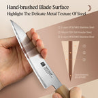 Japanese ZDP-189 Kitchen Knife 5.5" Durable Sharp Blade with Luxury Wood Handle & Box