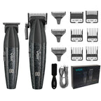 Rechargeable Hair Clipper Kit with Multiple Guide Combs
