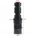 1000X Adjustable C-Mount Zoom Lens for Video Microscopes