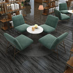 Minimalist Lounge Armchair Soft Sponge Filling, Ideal for Coffee Shop, Lobby or Home