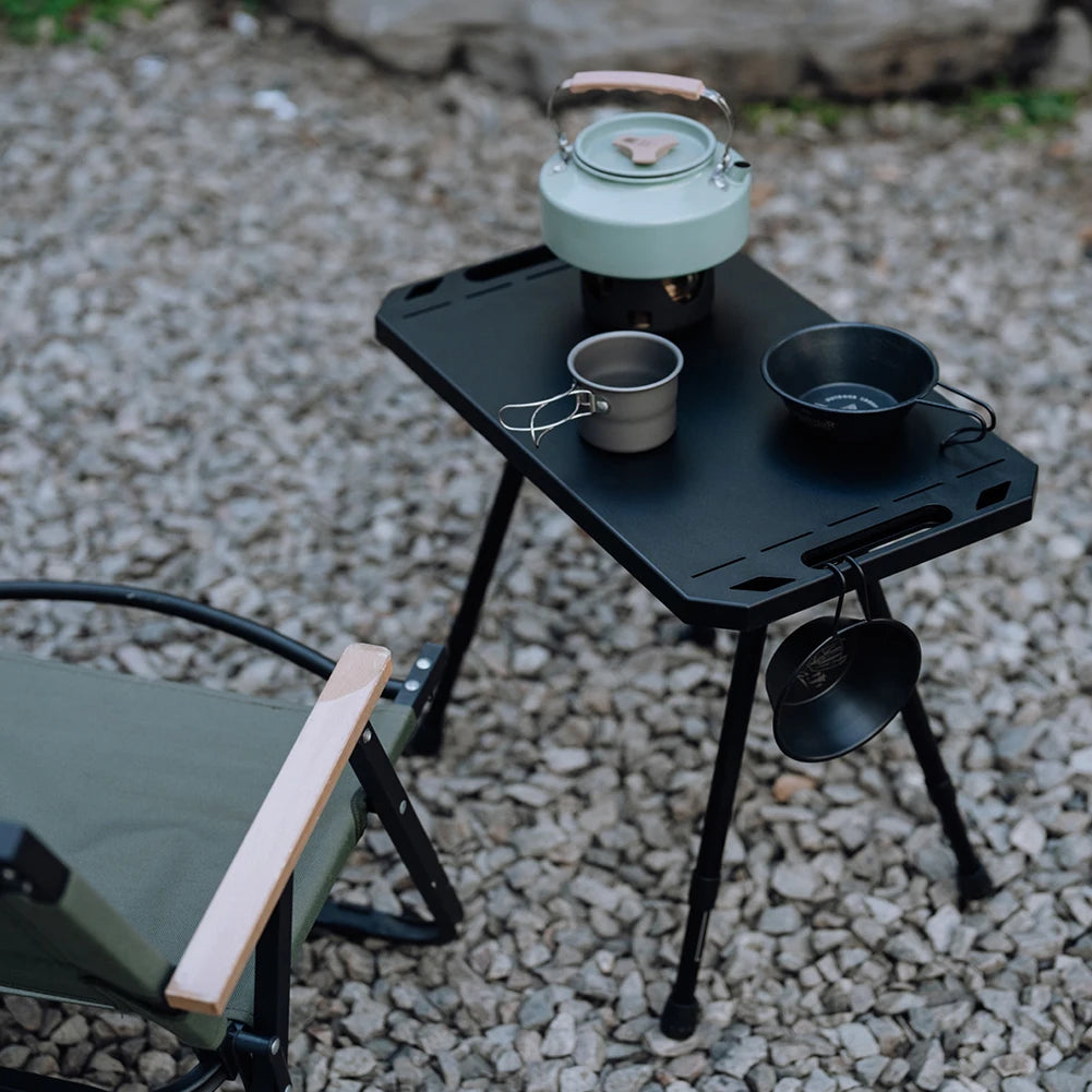 Portable Outdoor Picnic Table, Waterproof Aluminium Alloy Build