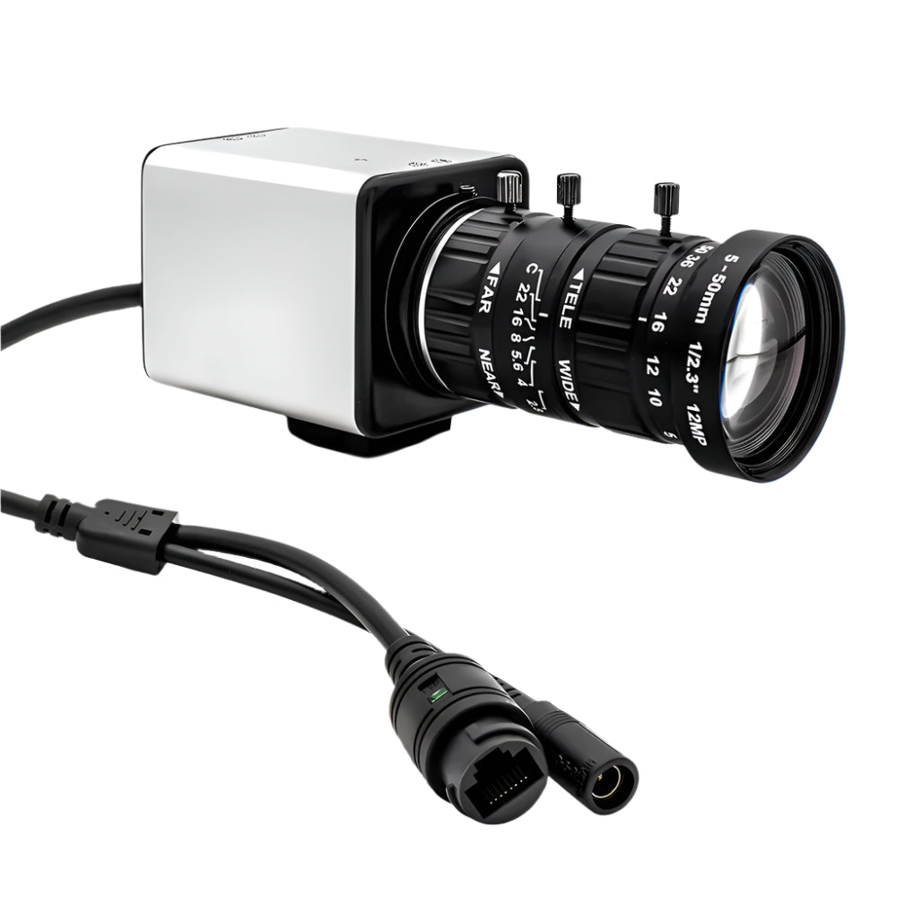 12MP 6K IP Security Camera with 10X Zoom 12V