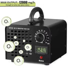 Heavy Duty 12000mg Ozone Generator Compact Air Cleaner for Large Rooms, Office & Car Use