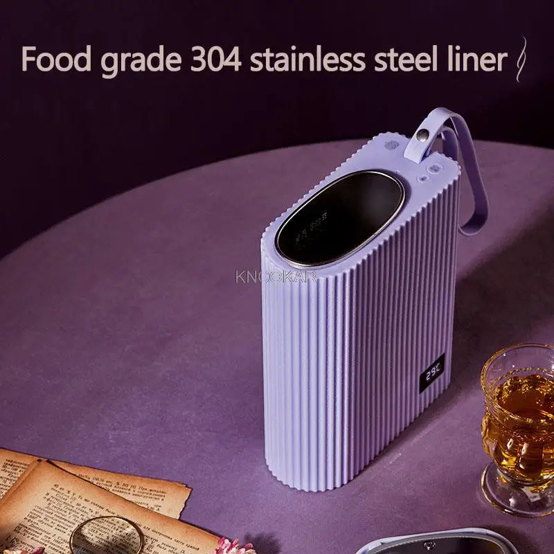 Compact 500ml Electric Kettle for Home or Travel with 7-Stage Temperature Control