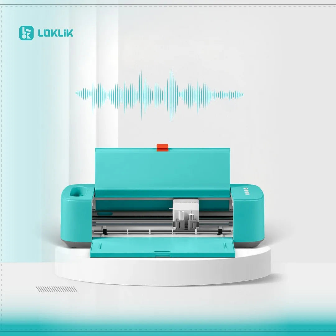 2-in-1 Vinyl Cutter & Heat Press Machine for T-Shirts and Mugs