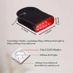 2-in-1 LED Hand Therapy Gloves Dual-Sided Red Light for Circulation & Pain Relief