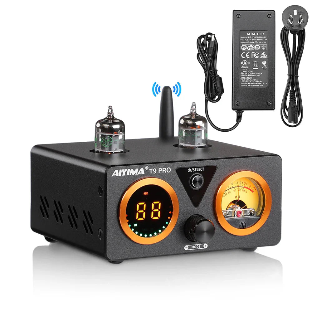 100W×2 Stereo Tube Amplifier with Bluetooth 5.0