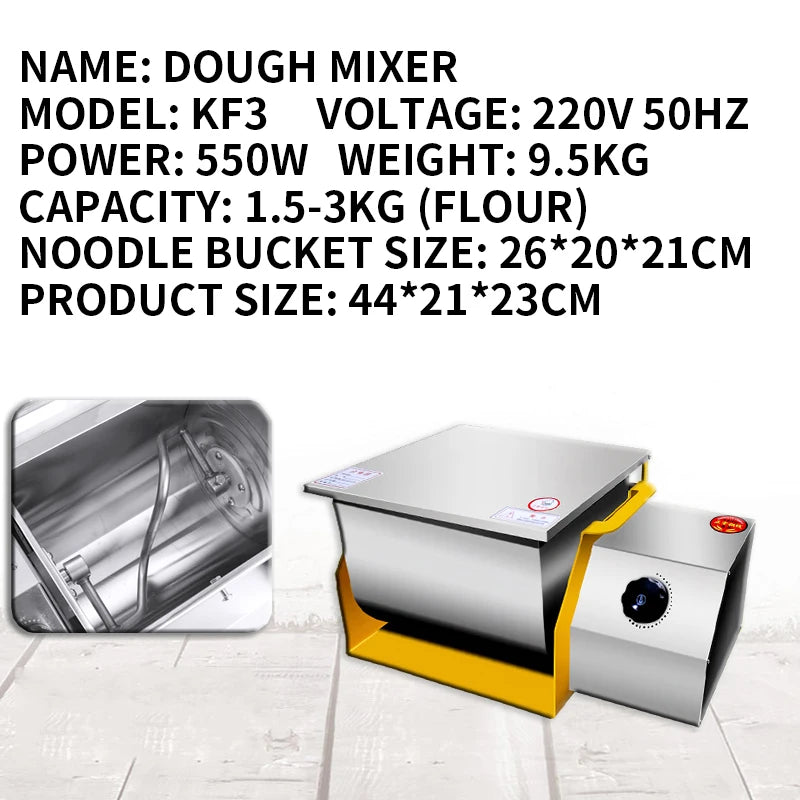 550W Electric Dough Kneading Mixer for Home Baking