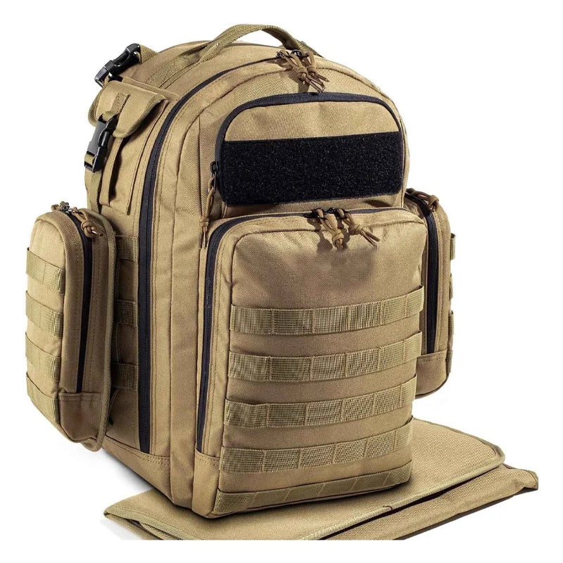 Dark gray CP Tactical Backpack Waterproof 40L for Hiking & Travel