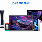 16" Rechargeable LCD Display – Portable Monitor for Work & Play