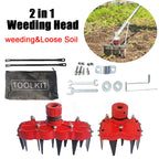 2-in-1 Weeding Wheel Attachment for Lawn Mowers