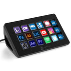 Mini Gaming Stream Deck with Versatile Side Controls Black