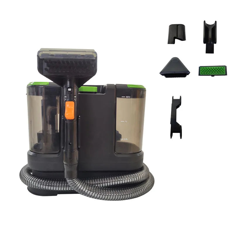 Portable Wet & Dry Carpet Cleaner with Pet Grooming Kit