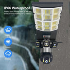 Outdoor 4G Solar Camera with 15MP Triple Lens, 16000mAh Battery, Two-Way Audio & PIR Motion Detection