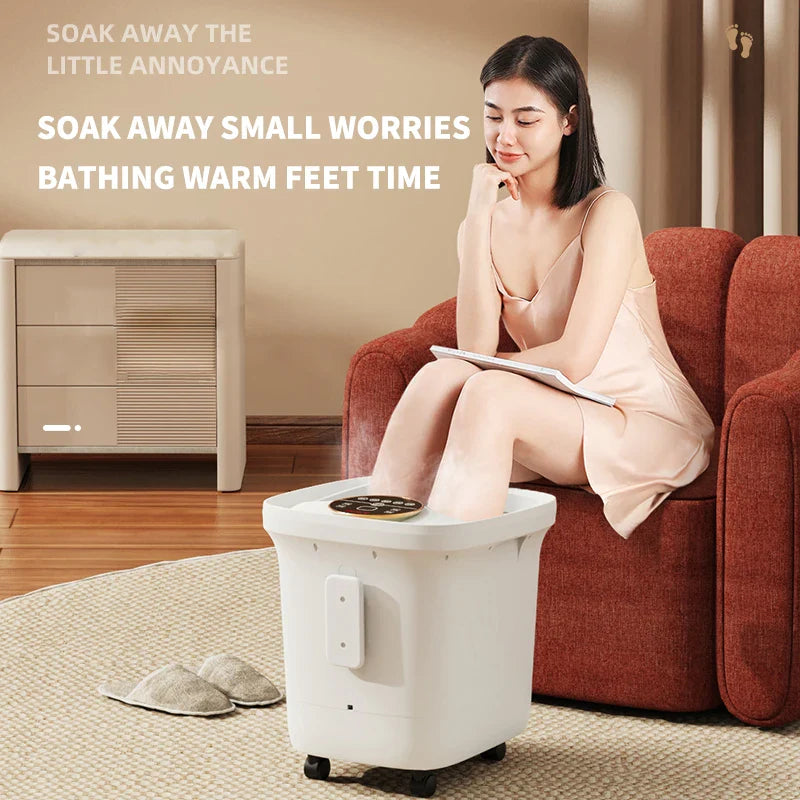 Foldable P30 Foot Bath Massager with Heat and Relaxing Vibration