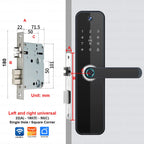 Smart Electronic Door Lock with Fingerprint, PIN, Card, App & Camera