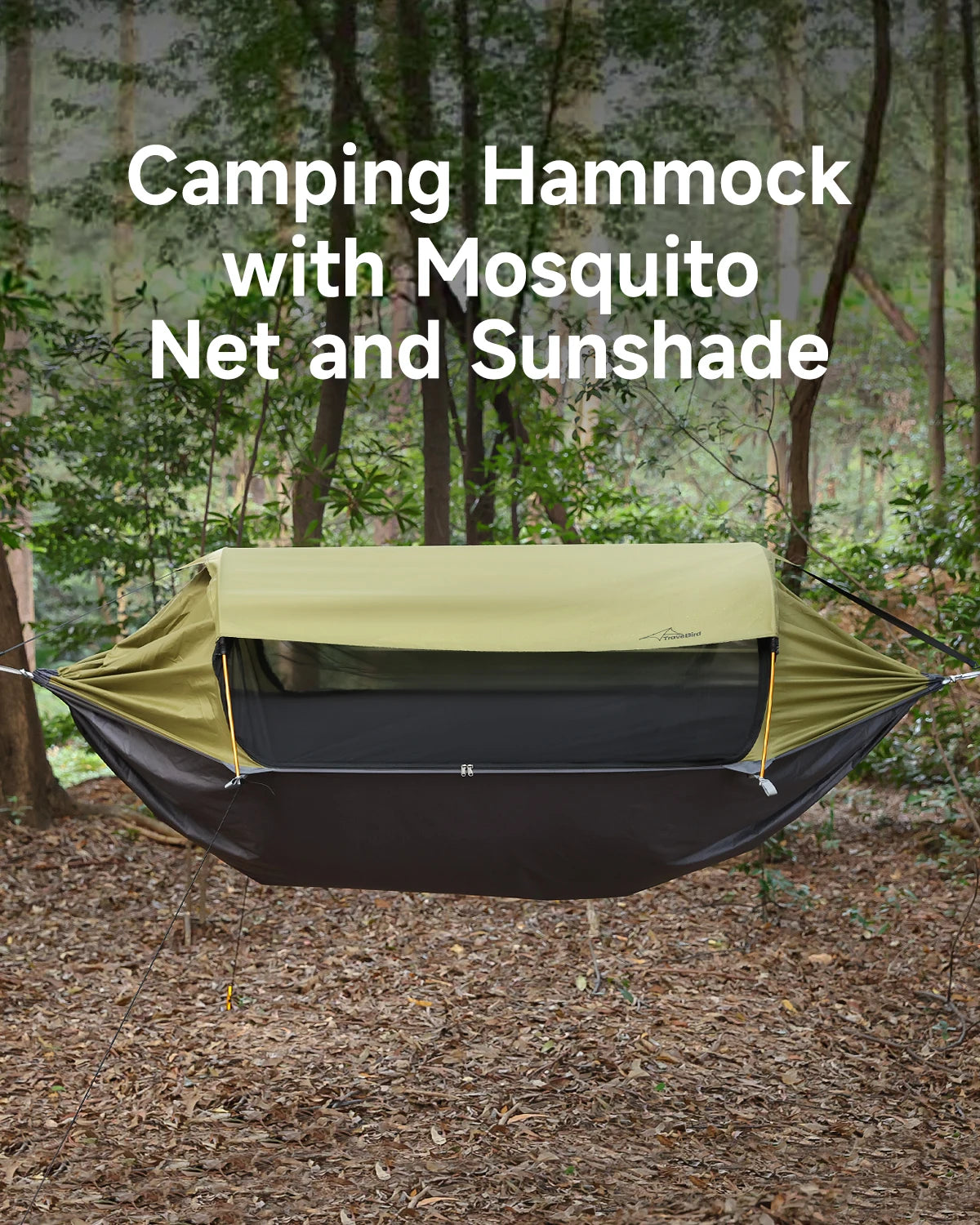 4-in-1 Outdoor Camping Hammock with Sunshade & Mosquito Net