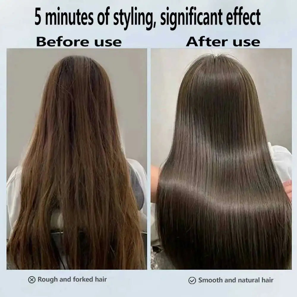 2-in-1 Hair Dryer & Straightener with Negative Ions – 1300W Wet & Dry Styling Tool