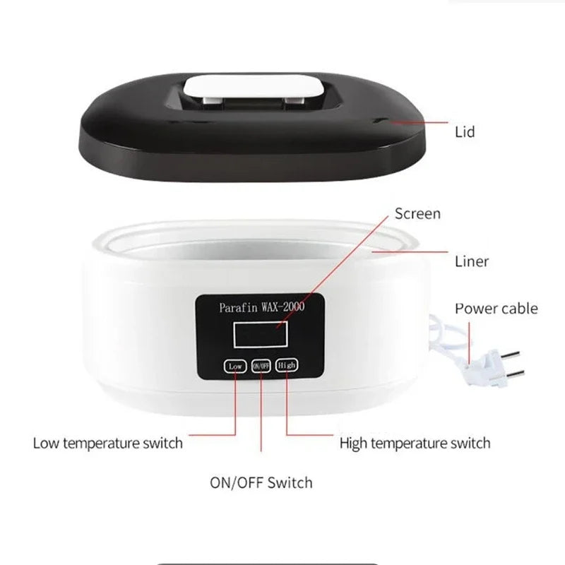 Electric Paraffin Wax Bath for Smooth Skin – White
