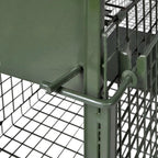 100cm Dual Entry Humane Animal Trap Cage – Reinforced Steel Mesh, Foldable Design