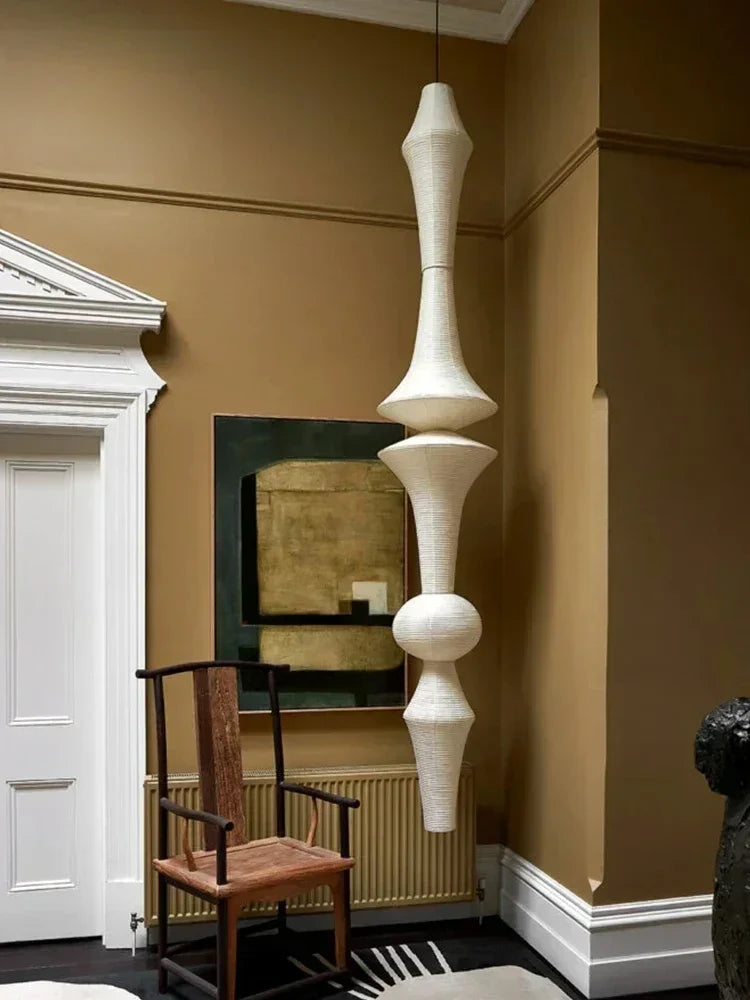 Handmade Japanese Hanging Lamp for Bedroom and Living Room