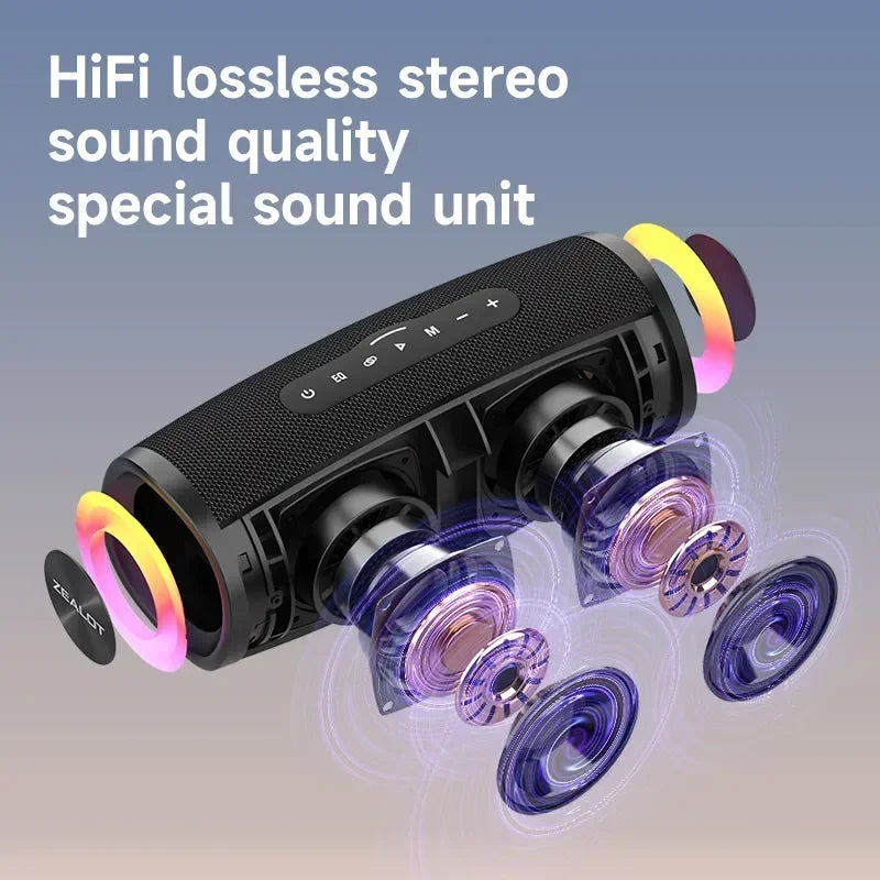 Rechargeable 40W Wireless Bluetooth Speaker for Outdoor Use