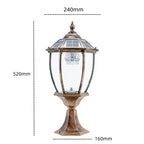 Solar LED Outdoor Pillar Light with High Efficiency