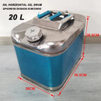 20L Stainless Steel Petrol Can – Mobile Fuel Storage Tank for Outdoor & Emergency Use