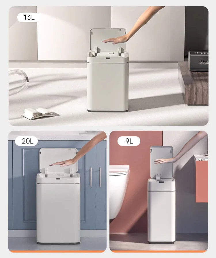 Automatic Touchless Kitchen Bin 20L Stainless Steel