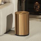 Compact 9L Round Trash Bin for Bathroom and Office