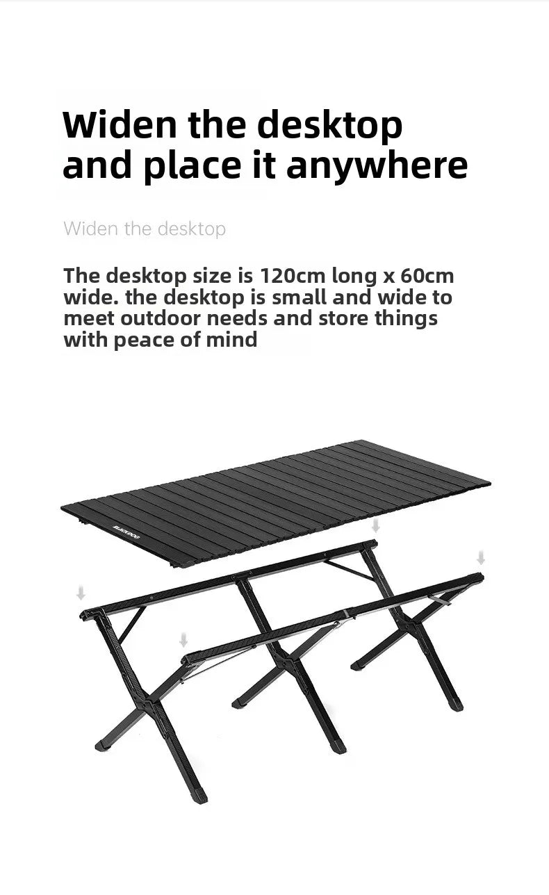 Lightweight Folding Camping Table for Hiking & Outdoor Use