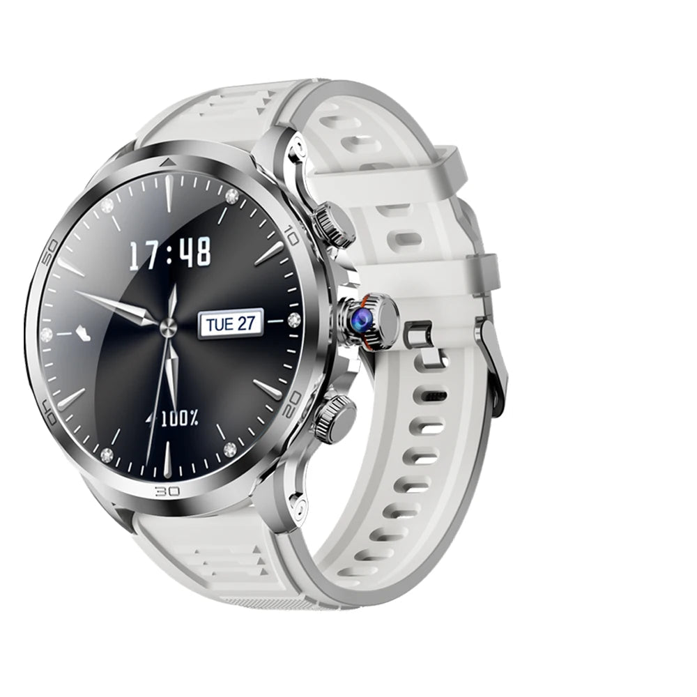 Waterproof 4G Smart Watch with Video Calls, AMOLED Screen, Health Monitoring & Sports Tracking
