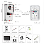 10" Smart Video Doorbell with WiFi and Motion Alerts
