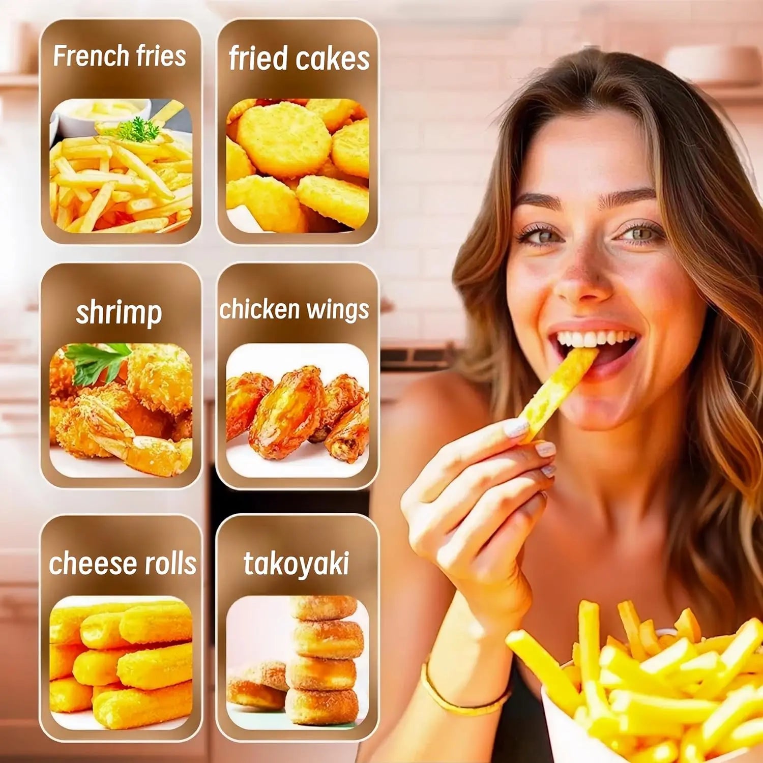 11L Electric Deep Fryer with Basket, Adjustable Temperature & Timer for Home and Commercial Use