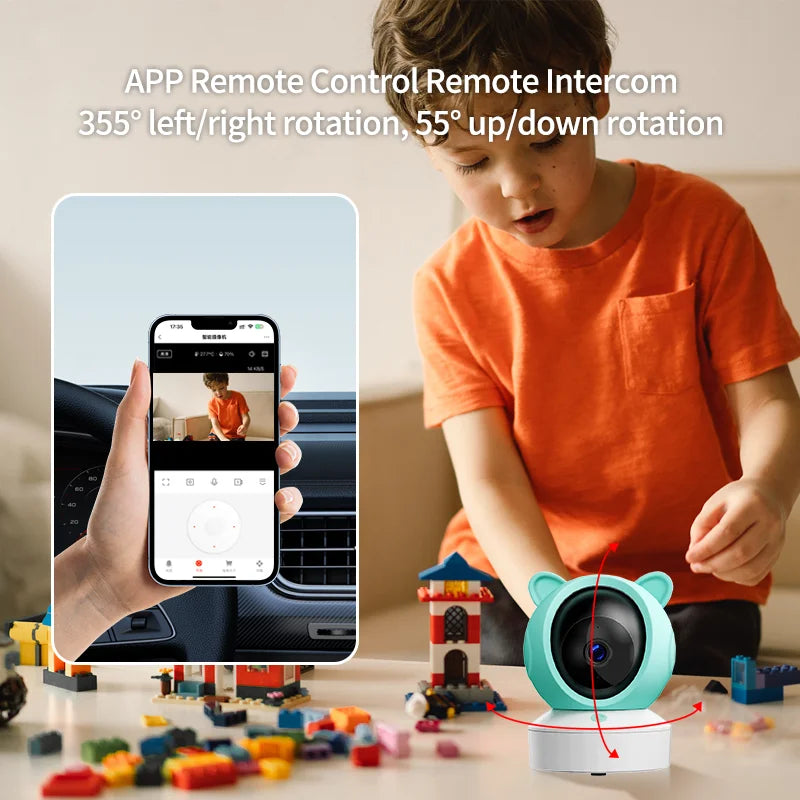 1080P WiFi Baby Monitor Camera with Night Vision and Smart Alerts – C14 Model
