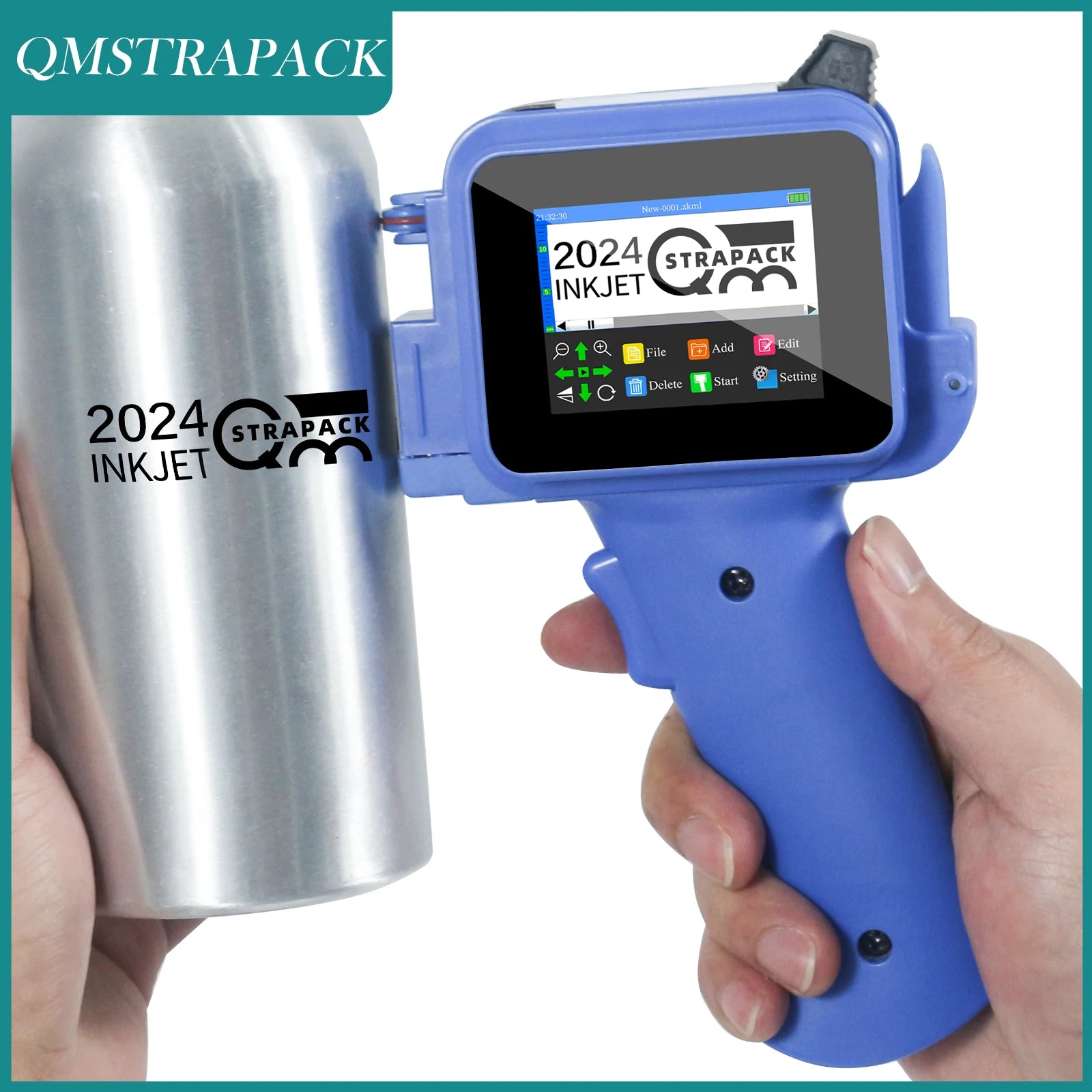 12.7mm Mini Handheld Inkjet Printer for QR and Barcode