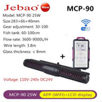 Smart Silent Cross Flow Aquarium Pump with WiFi Display